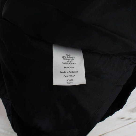 NWT! Ivy + Blue Maggy Boutique Black White Back Zip Textured Combo Dress Size 4P - Picture 11 of 12